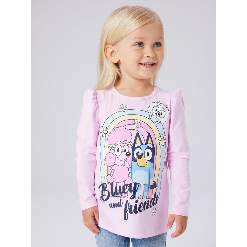 NAME IT Tričko NMFJESSIE BLUEY modrá / žltá / ružová / svetloružová 67368853