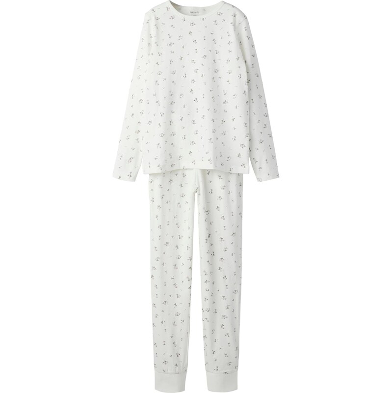 NAME IT Pyžamo olivová / ružová / biela 67368858