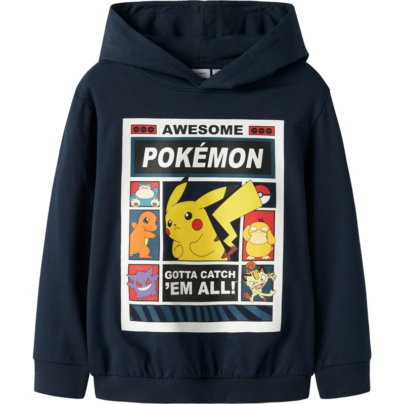 NAME IT Mikina NKMDU POKEMON námornícka modrá / žltá / fialová / biela 67359706
