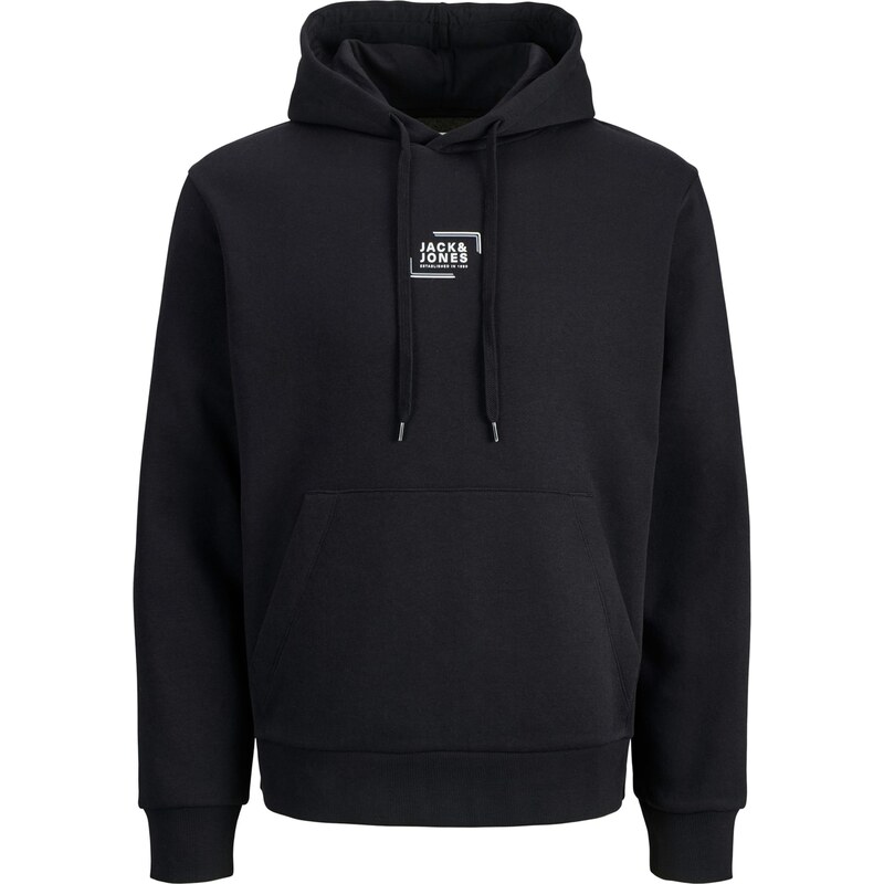 JACK & JONES Mikina JJECORP čierna / biela 67359743