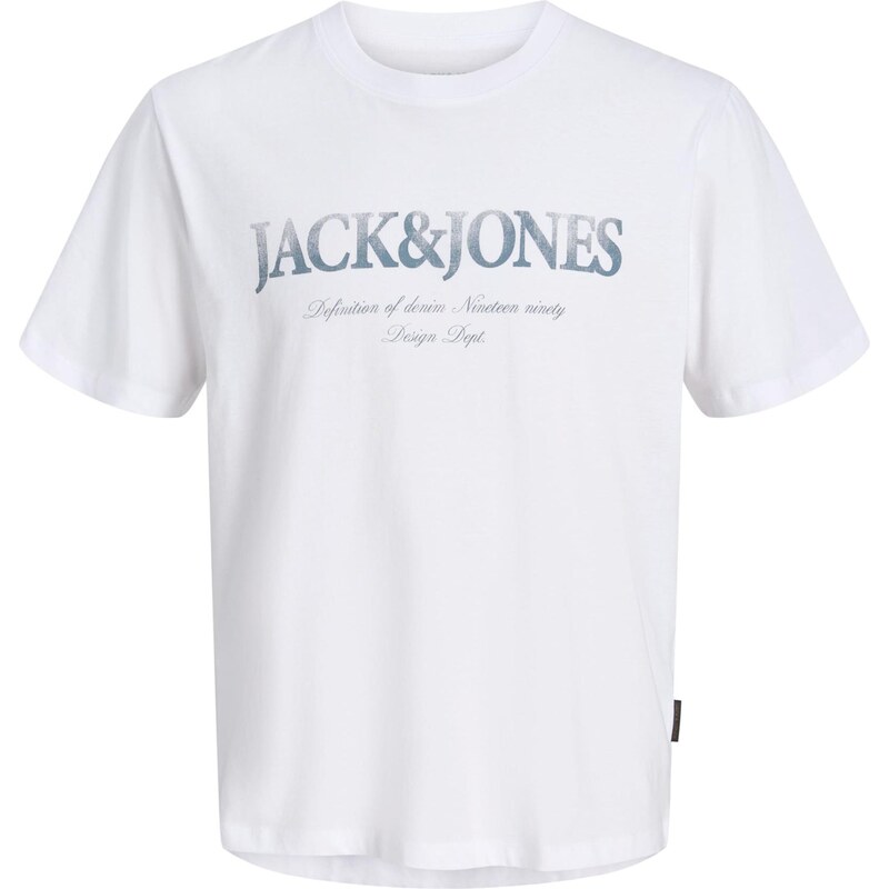 JACK & JONES Tričko JJDevin Daytona zafírová / biela 67359901