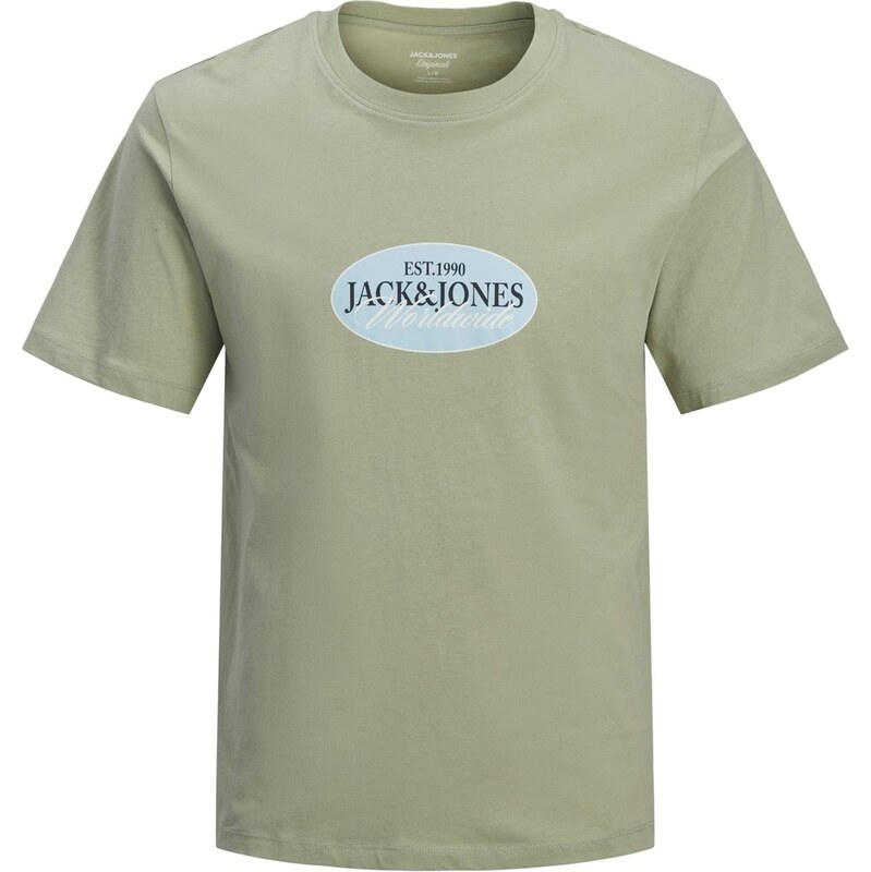 Jack & Jones Junior Tričko JORCATSKILLS svetlomodrá / trávovo zelená / 67360832