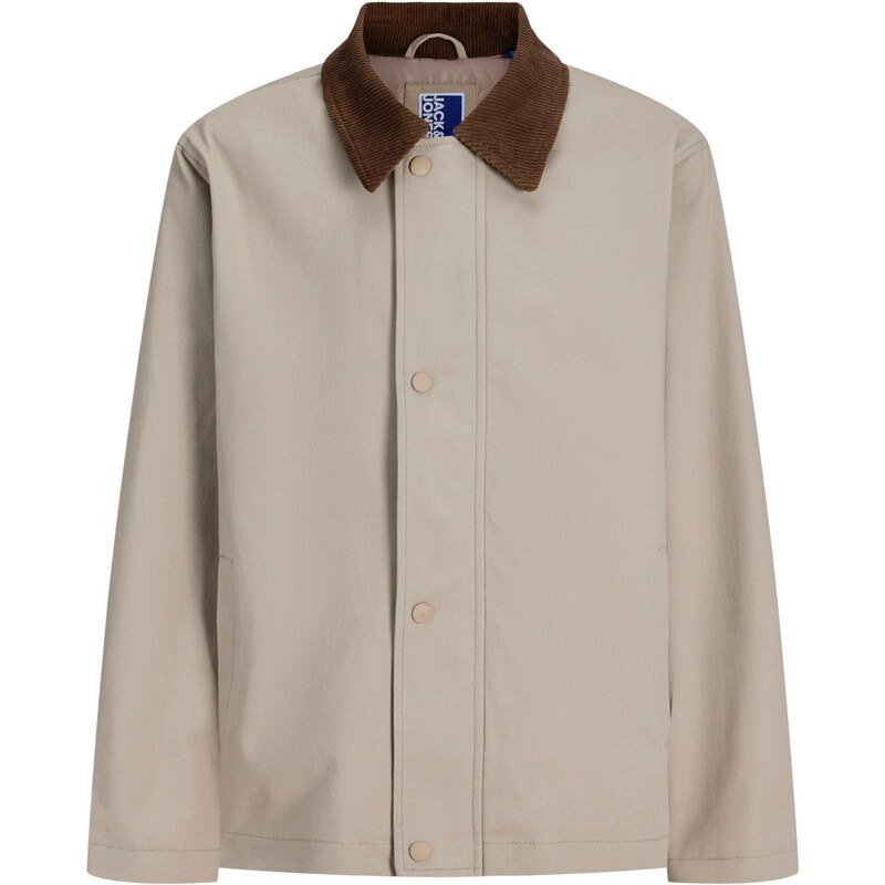 Jack & Jones Junior Prechodná bunda JJEgraham čokoládová / kamenná 67360833