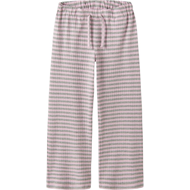 NAME IT Nohavice NKFSuraja sivá melírovaná / ružová 67368970