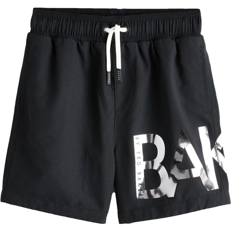 Baker by Ted Baker Plavecké šortky striebornosivá / čierna 67361659