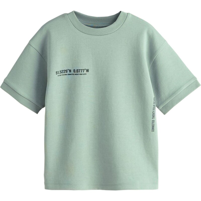 Next Tričko nefritová / čierna 67361824