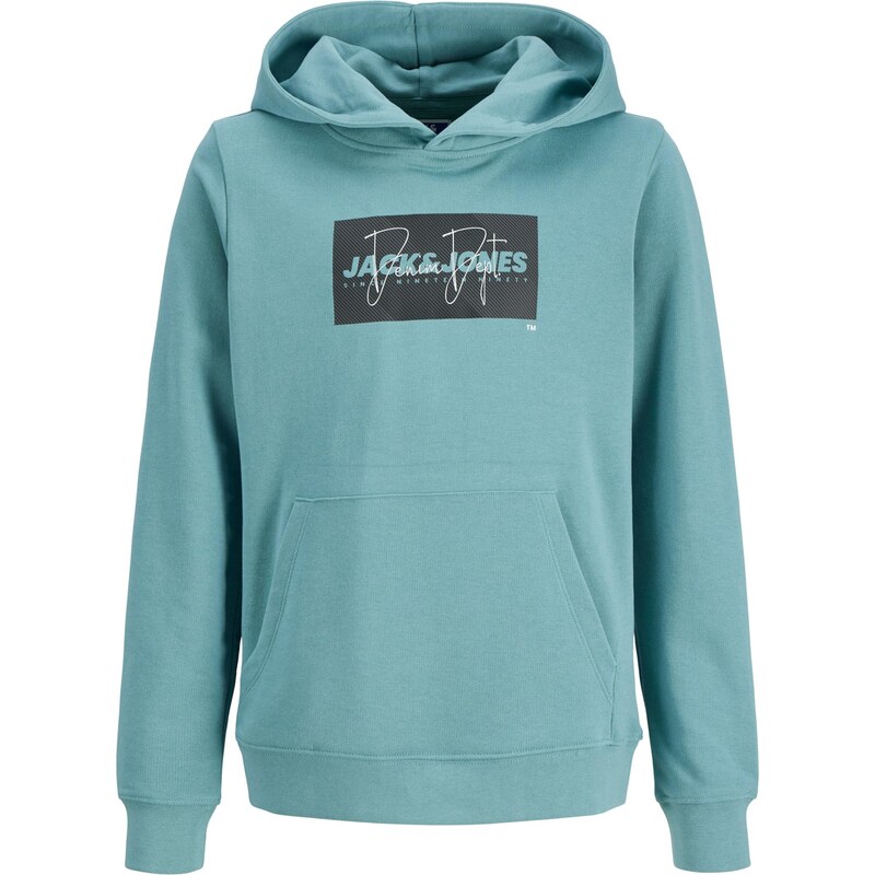 Jack & Jones Junior Mikina JJCole smaragdová / čierna / biela 67361845