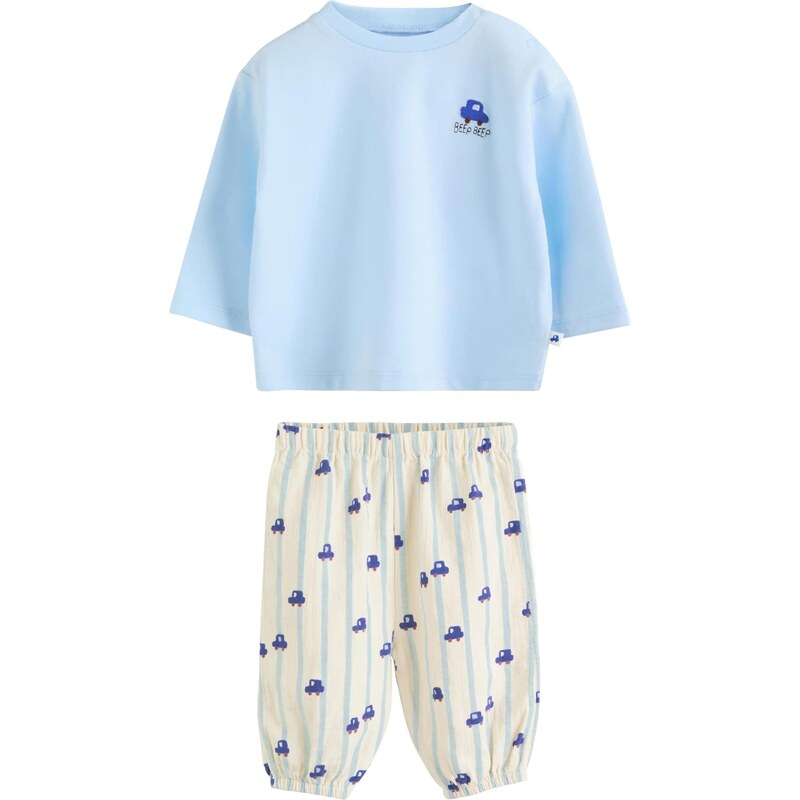 Next Set béžová / svetlomodrá / mätová 67361925