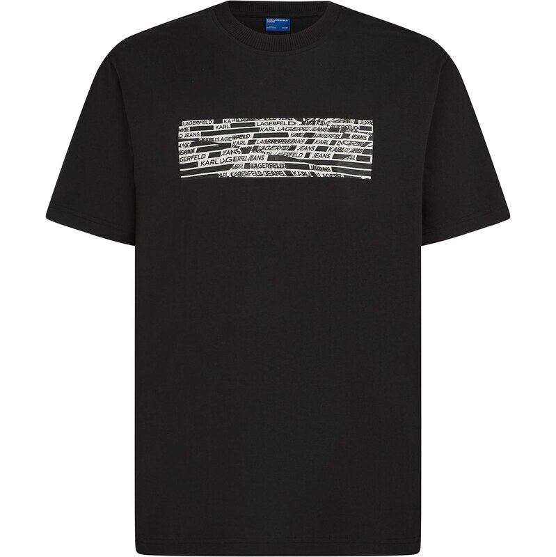 KARL LAGERFELD JEANS Tričko čierna / biela 67361957