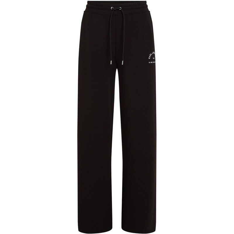 Karl Lagerfeld Nohavice Rue St-Guillaume čierna / biela 67361976