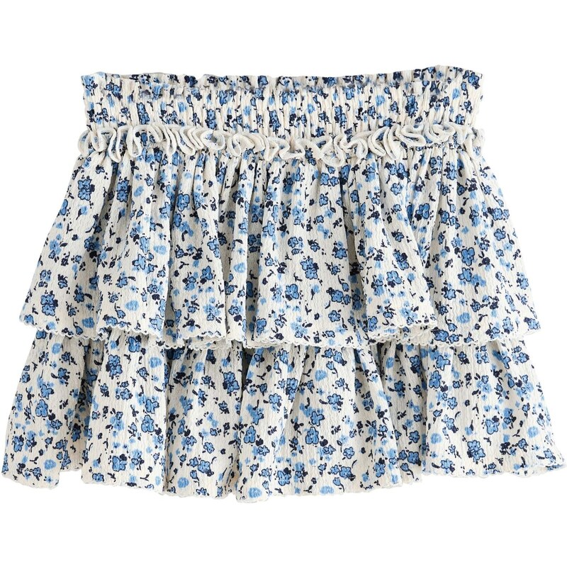 Next Sukňa svetlomodrá / čierna / biela 67361946