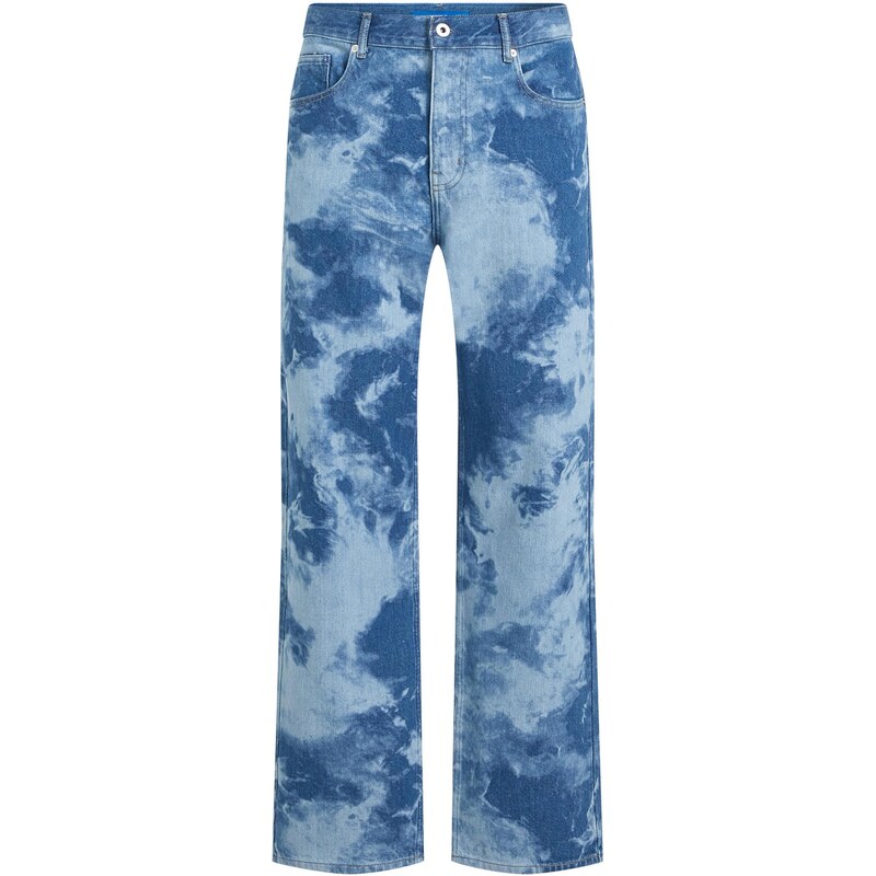KARL LAGERFELD JEANS Džínsy modrá denim / biela 67361996