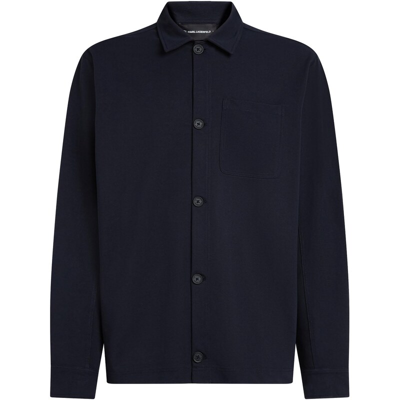 Karl Lagerfeld Košeľa krémová / tmavomodrá 67362013