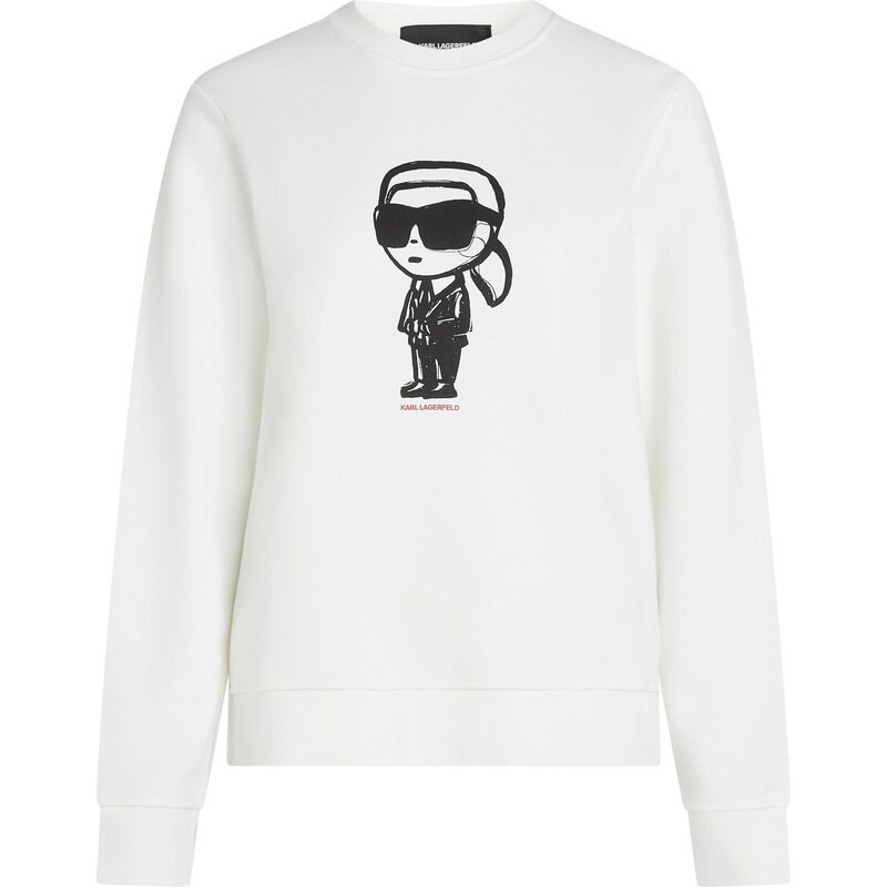 Karl Lagerfeld Mikina IKON krémová / ružová / čierna 67362043