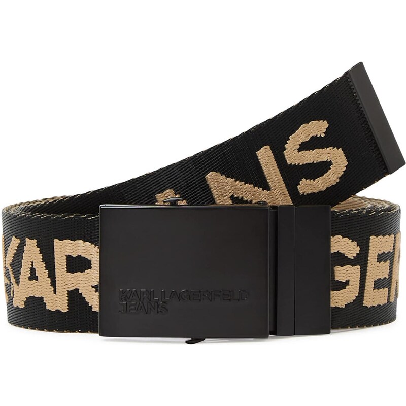 KARL LAGERFELD JEANS Opasky kapučíno / čierna 67361999