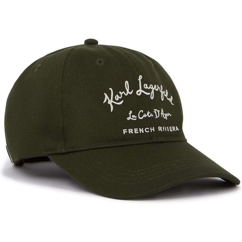 Karl Lagerfeld Čiapka nebielená / jedľová 67362002