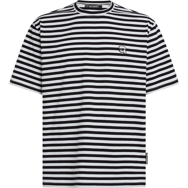 Karl Lagerfeld Tričko čierna / biela 67362100