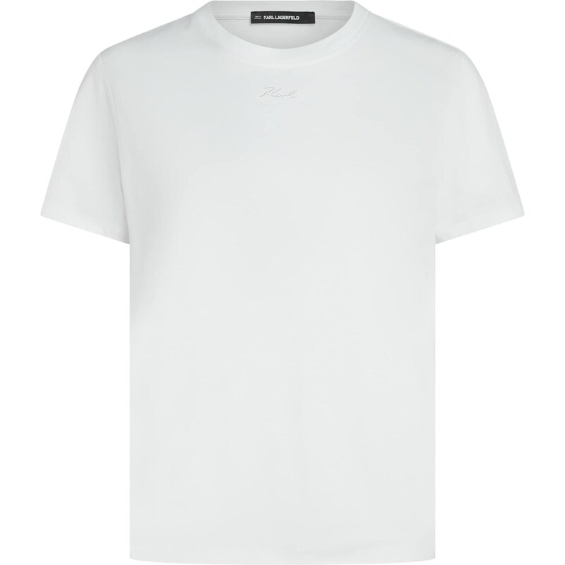 Karl Lagerfeld Tričko Signature biela 67362117