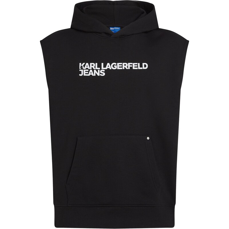 KARL LAGERFELD JEANS Mikina čierna / biela 67362145