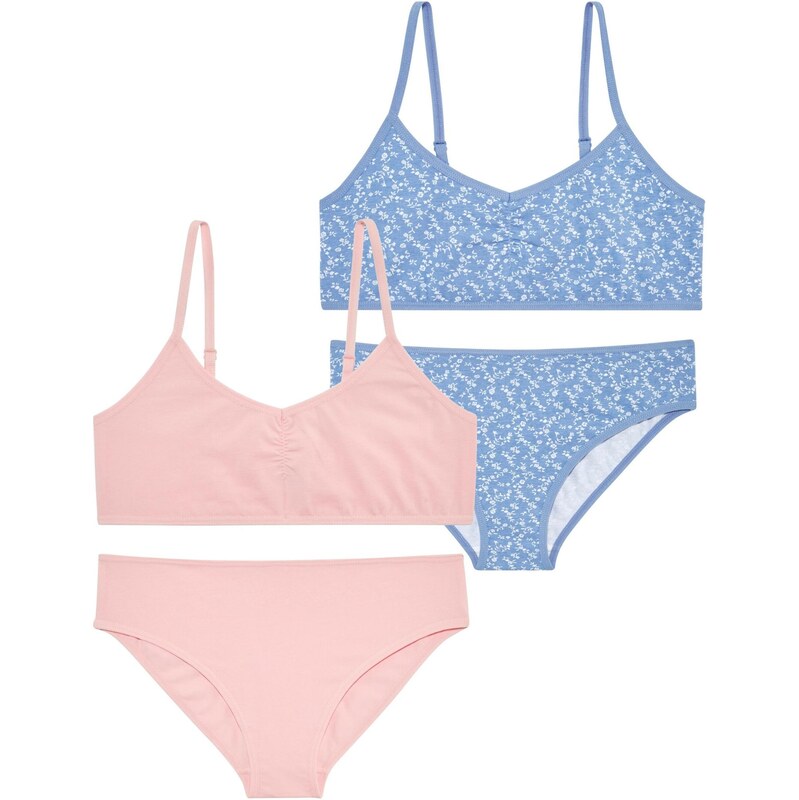Petite Fleur Kids Súpravy bielizne modrá / ružová / biela 67362167