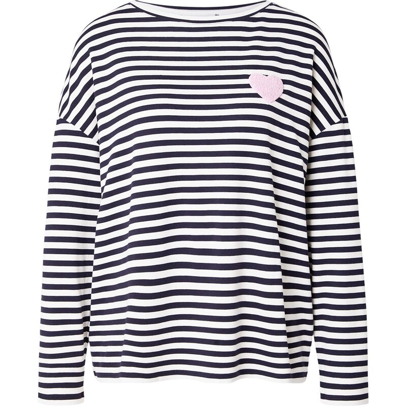 MORE & MORE Tričko námornícka modrá / ružová / biela 67362200