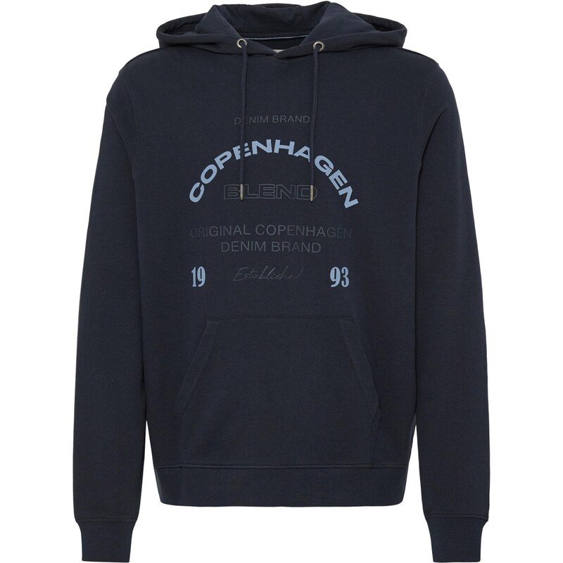 BLEND Mikina BHKAREL tmavomodrá / modrosivá 67362216