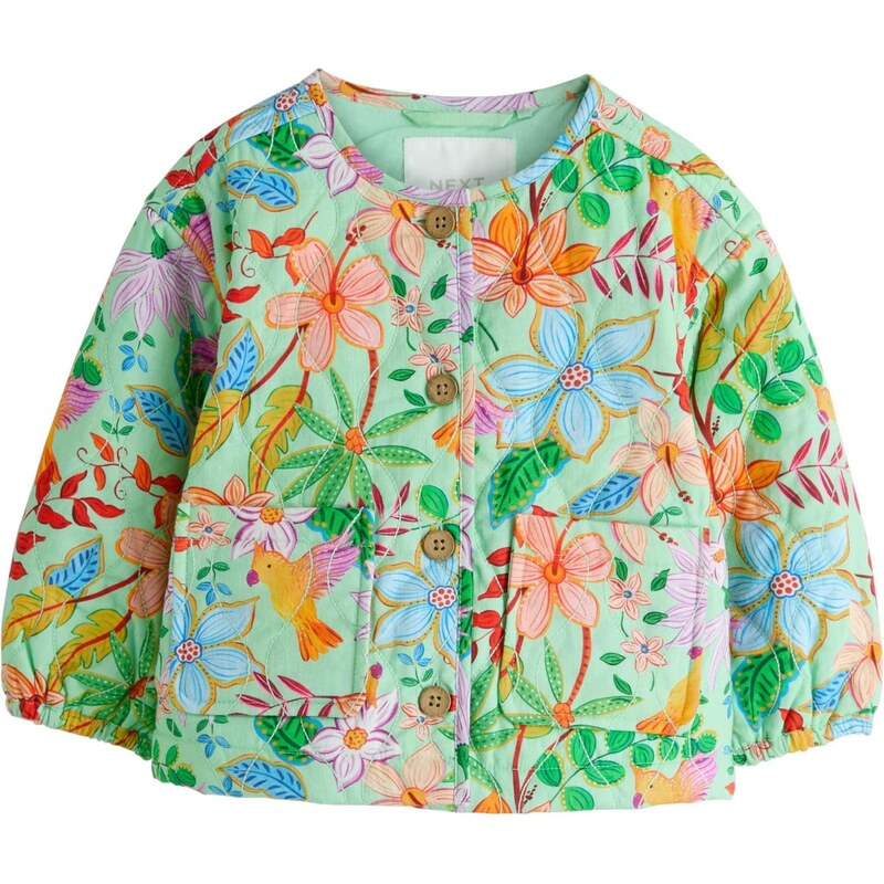 Next Prechodná bunda svetlomodrá / svetlozelená / oranžová / červená 67362222