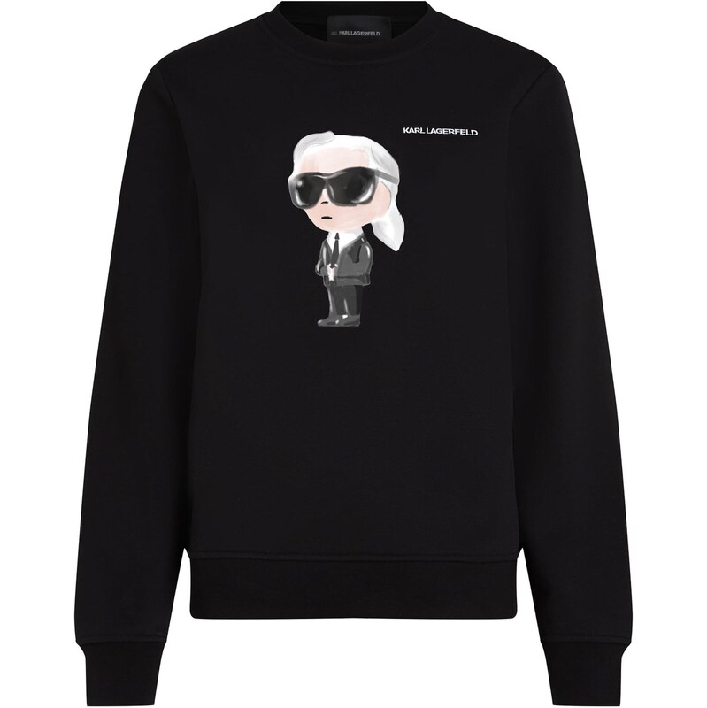 Karl Lagerfeld Mikina Ikon béžová / tmavosivá / čierna / biela 67362271