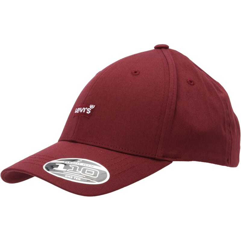 LEVIS Čiapka HOUSEMARK bordová / biela 67362302