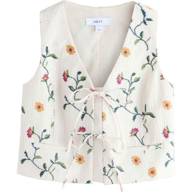 Next Vesta k obleku svetlobéžová / karí / zelená / tmavozelená 67362288