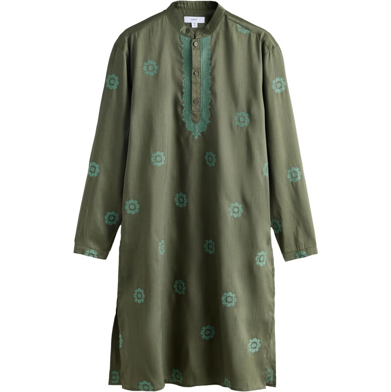 Next Košeľa olivová / smaragdová 67362294