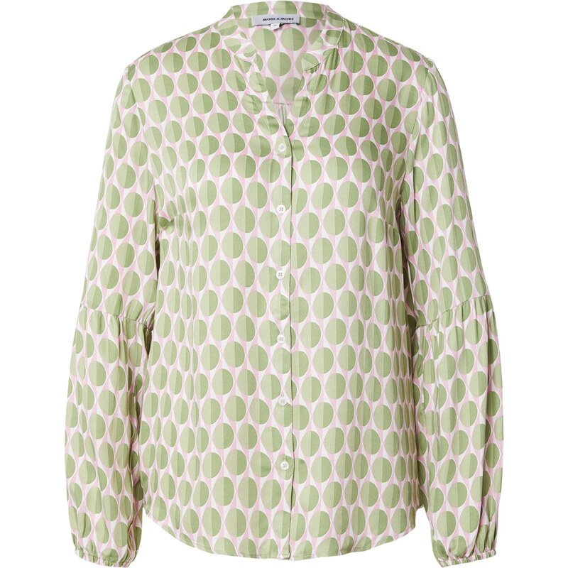 MORE & MORE Blúzka kaki / pastelovo zelená / svetlozelená / 67362327