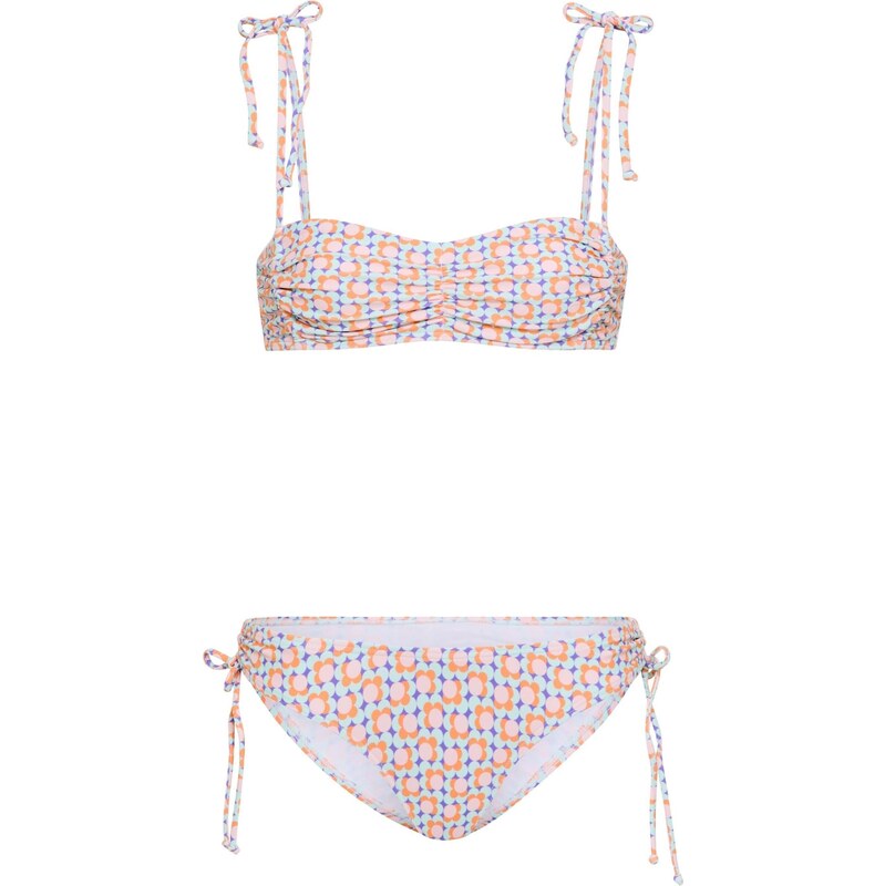 LSCN by LASCANA Bikiny modrá / nebesky modrá / oranžová / marhuľová 67362553