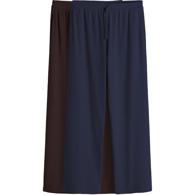 The Set Nohavice námornícka modrá / hnedá 67362601