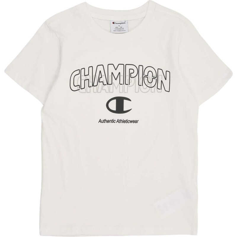 Champion Authentic Athletic Apparel Tričko čierna / biela 67362624