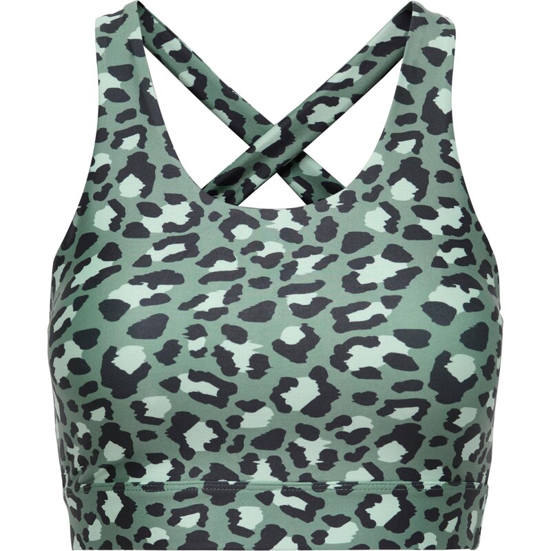 ONLY PLAY Športová podprsenka ONPMILLE-2 nefritová / čierna / biela 67362637