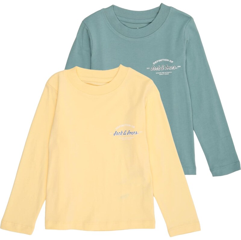 Jack & Jones Junior Tričko JJBRANDON modrá / enciánová / žltá / biela 67362736