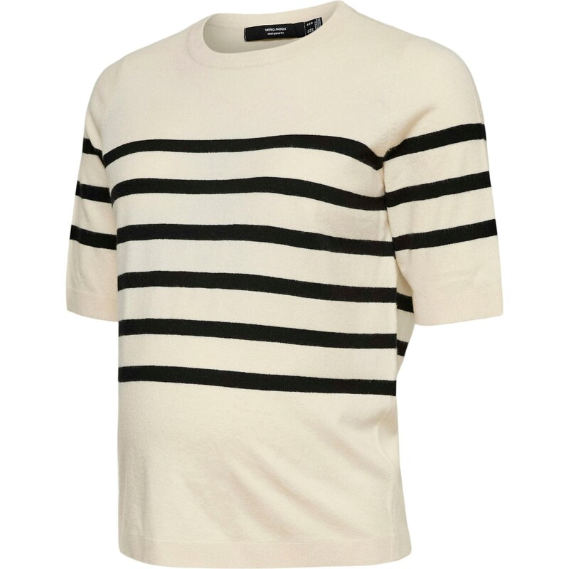 Vero Moda Maternity Sveter VMMSABA nebielená / čierna 67362731