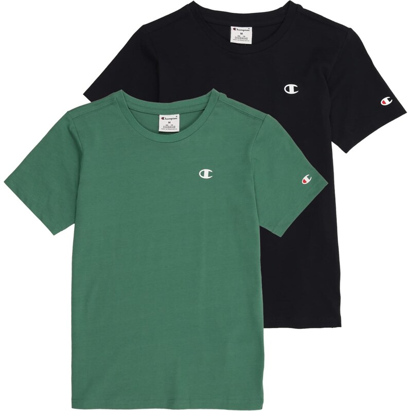 Champion Authentic Athletic Apparel Tričko tmavozelená / čierna 67362757