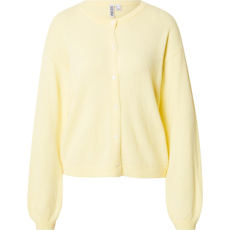 PIECES Kardigán PCNAOMI žltá 67362766