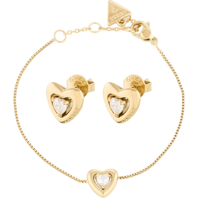 GUESS Sada šperkov zlatá 67362802