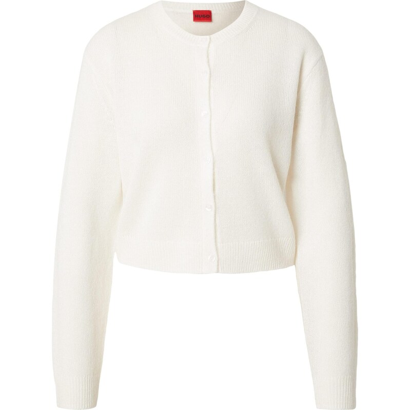 HUGO Kardigán Sfebra biela 67362875