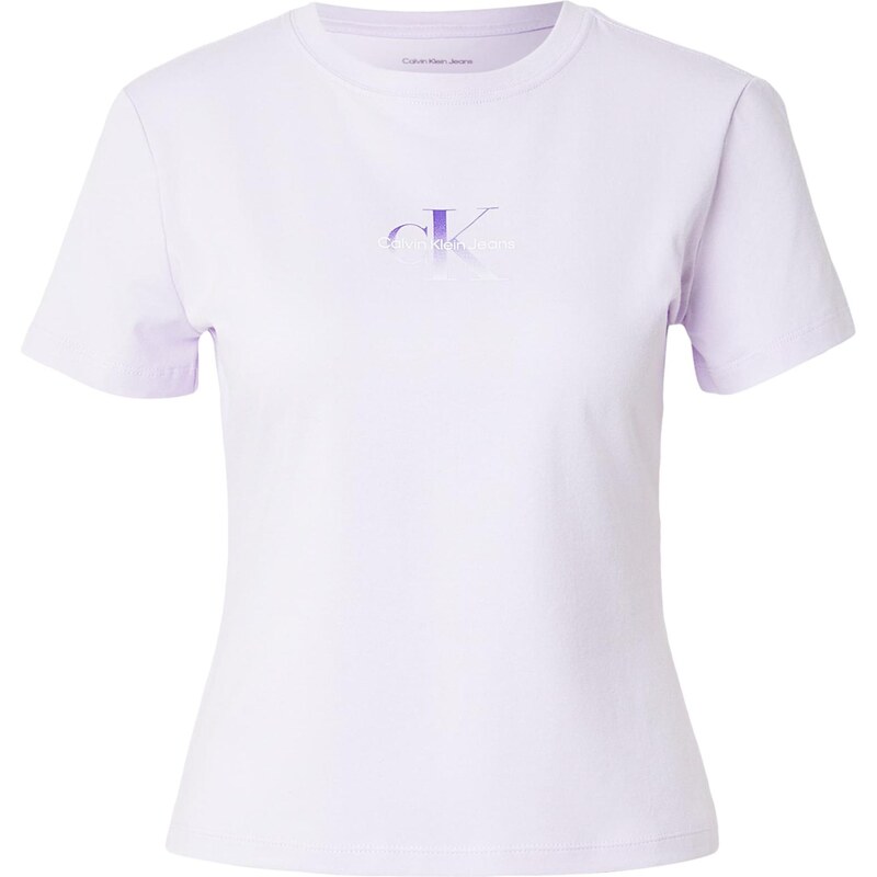 Calvin Klein Jeans Tričko fialová / svetlofialová / biela 67362877