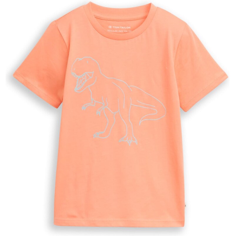 TOM TAILOR Tričko neónovo žltá / koralová 67362920