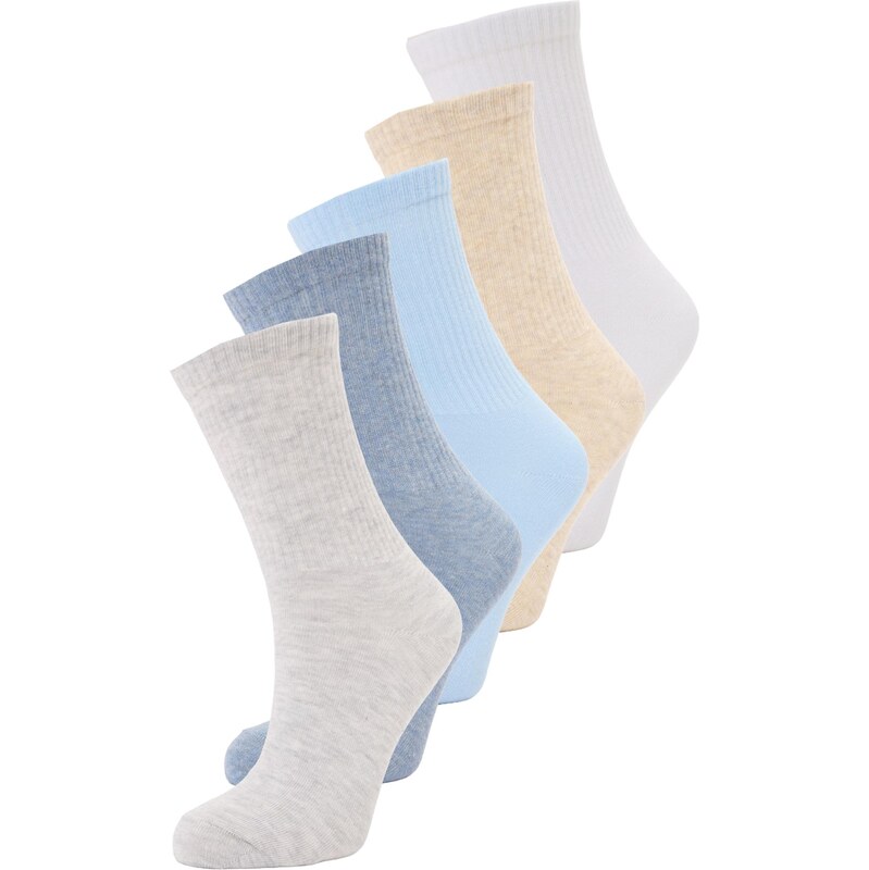 ABOUT YOU Ponožky Fee žltohnedá / opálová / svetlomodrá / svetlosivá / 67362940