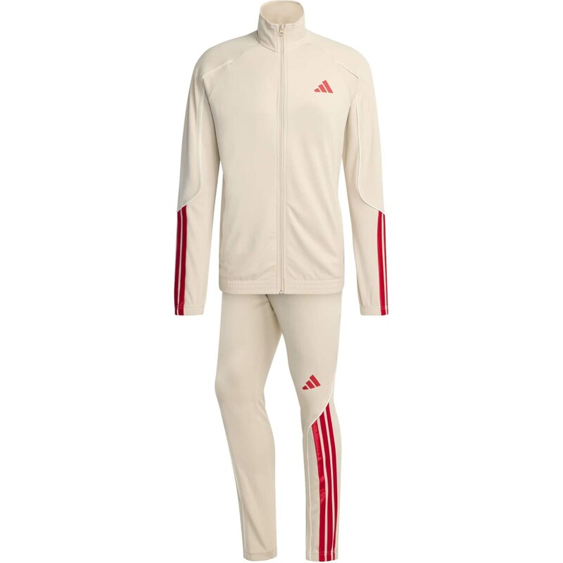 ADIDAS SPORTSWEAR Tréningový komplet 3S STADIUM nebielená / červená 67362953