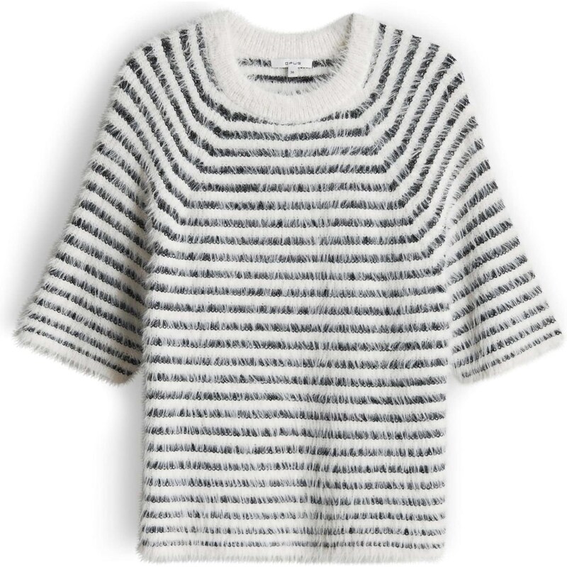 OPUS Sveter Pairy námornícka modrá / biela ako vlna 67362973