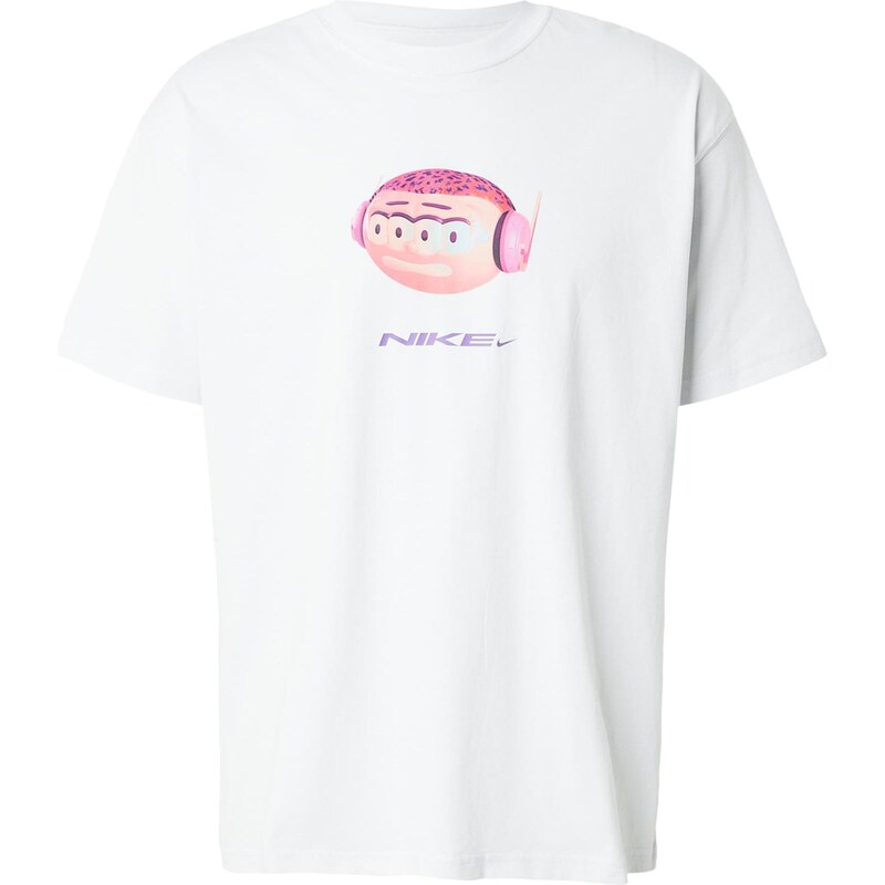 Nike Sportswear Tričko fialová / baklažánová / eozín / biela 67363008