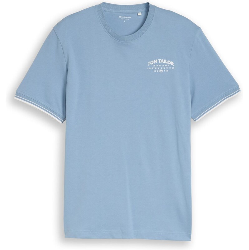 TOM TAILOR Tričko svetlomodrá / biela 67363028