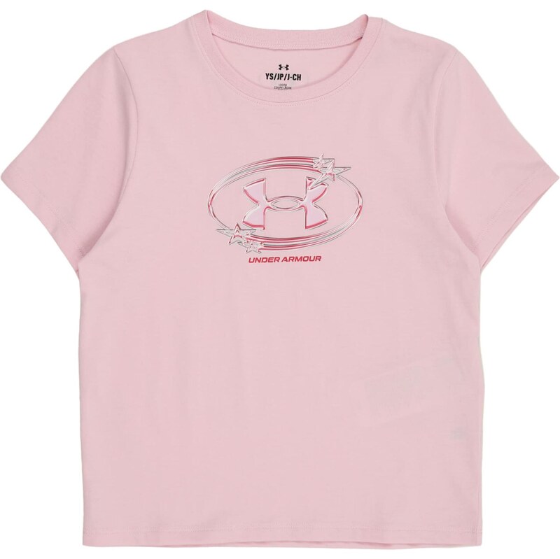 UNDER ARMOUR Funkčné tričko ružová / ružová / strieborná 67363123